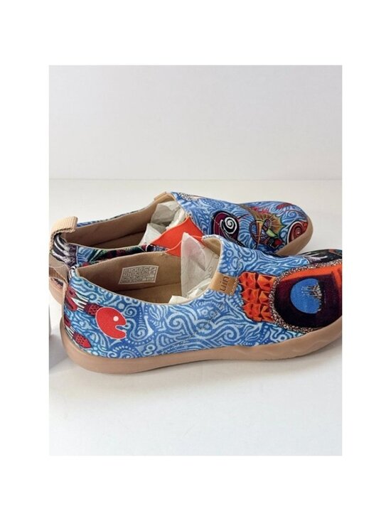 UIN Oh My Gaudi Canvas Slip-On Art Travel Comfort Shoes Mens Size 7.5 main image 6